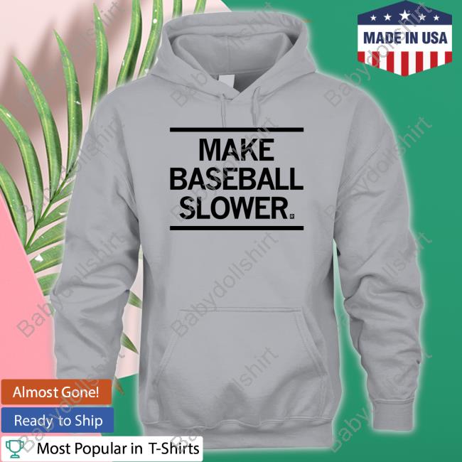 Official Raygun Merch Make Baseball Slower Shirt