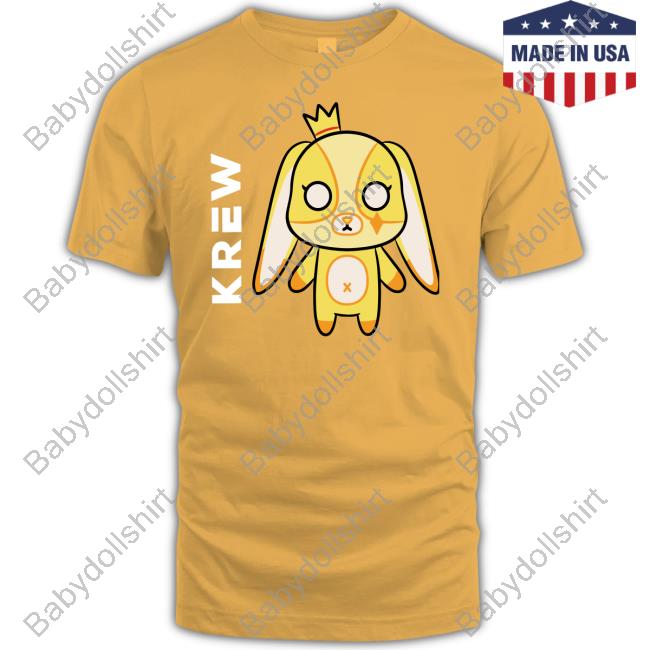 Krew District Merch Gold Teddy Tee