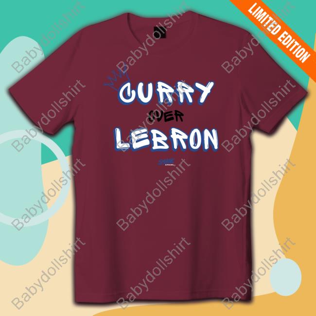 Official Smack Apparel Curry Over Lebron Tee