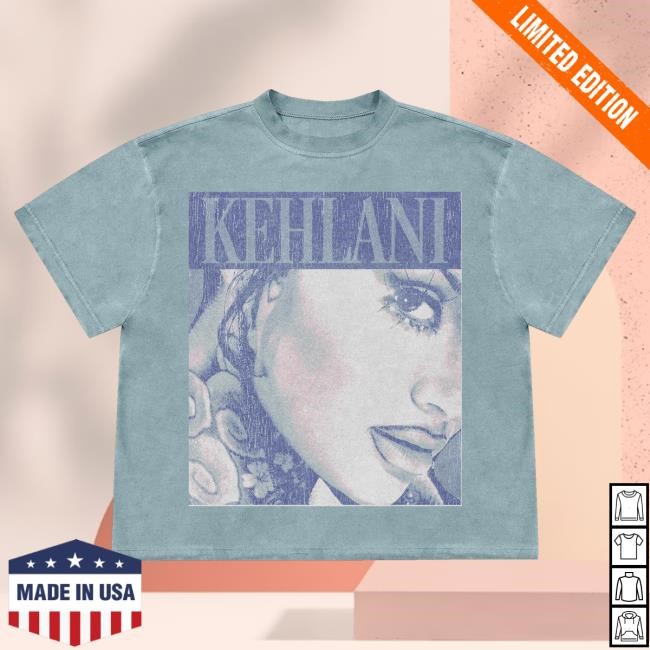 Official Kehlani Merch Store Souvenir Tee (Blue Slate)