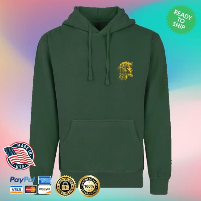 Official Brandon Lake Merch Store God's Got My Back Pullover Hoodie - Forest Green Official Brandon Lake Merch Store God's Got My Back Sweatshirt - Forest Green