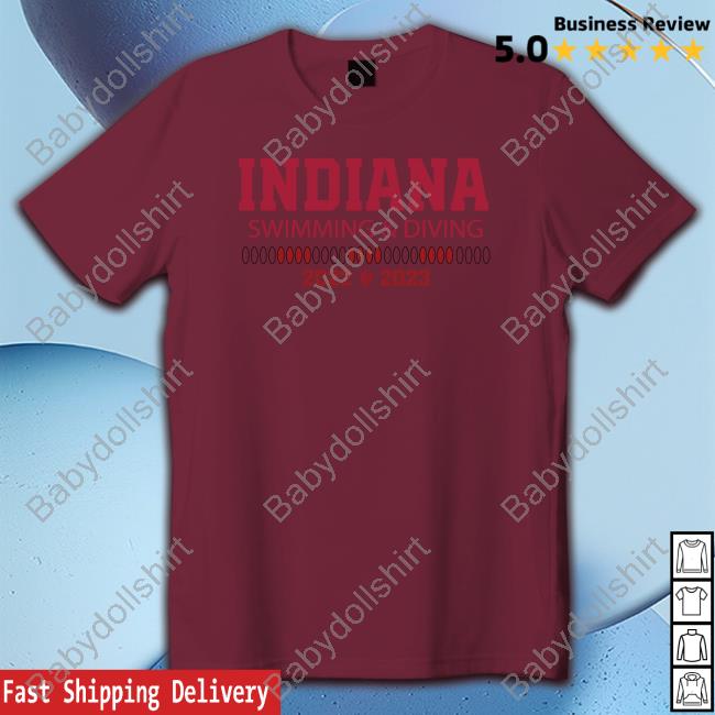 The Indiana Nil Indiana Swim And Dive 2022-23 Season Tee Shirt