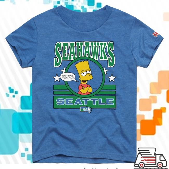 Official Seattle Seahawks Homage x The Simpsons Unisex Shirt - Royal
