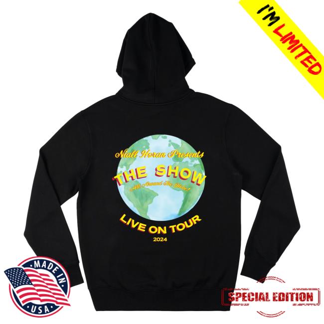Official Niall Horan Merch Store The Show World Tour Black Hot Shirt Niall Horan Clothing Shop