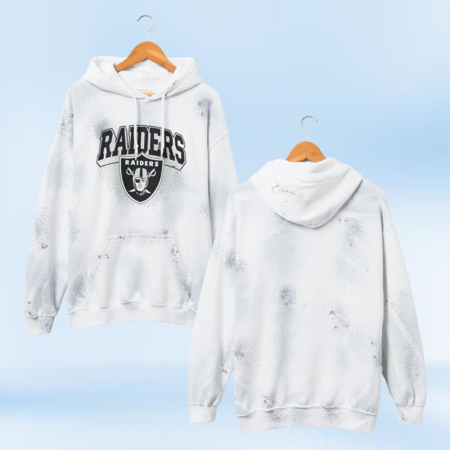 Official Junk Food Apparel Clothing Store Shop Tie-Dye Junkfoodclothing Las Vegas Raiders Tie Dye Hood