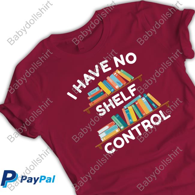 Official I Have No Shelf Control Black Long Sleeve Tee