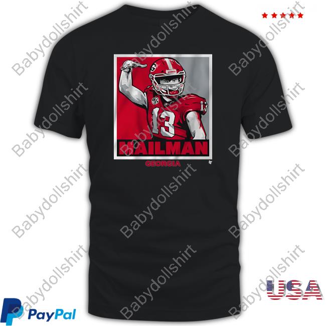 Georgia Football Stetson Bennett Iv Mailman Poster Shirt