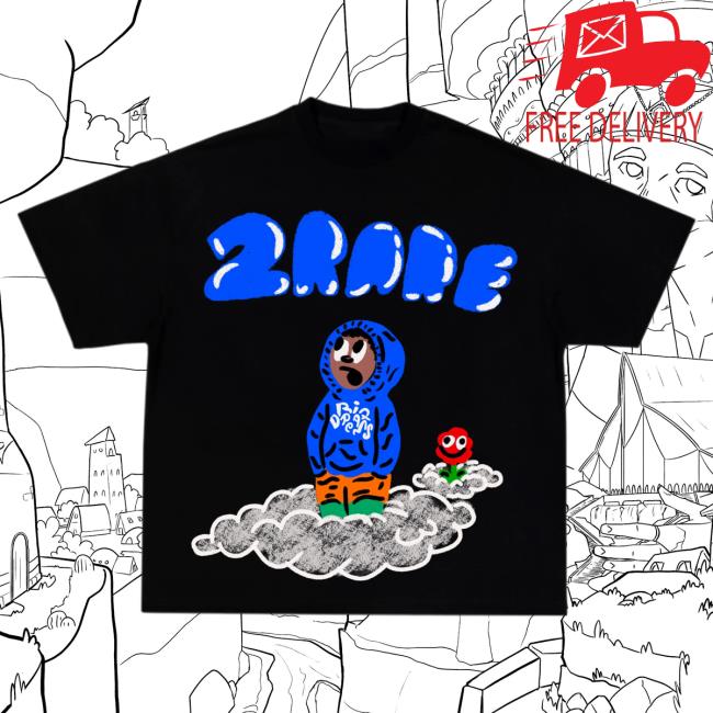 Official 2Raree Merch 2Raree Attractive Shirt Clouded It - Black