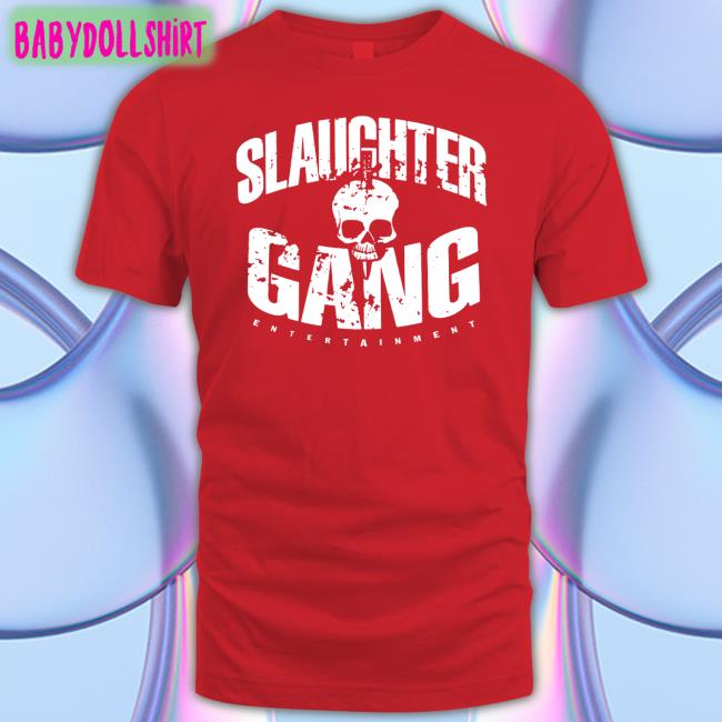 Slaughter Gang Entertainment Distressed Tee 21 Savage Merch