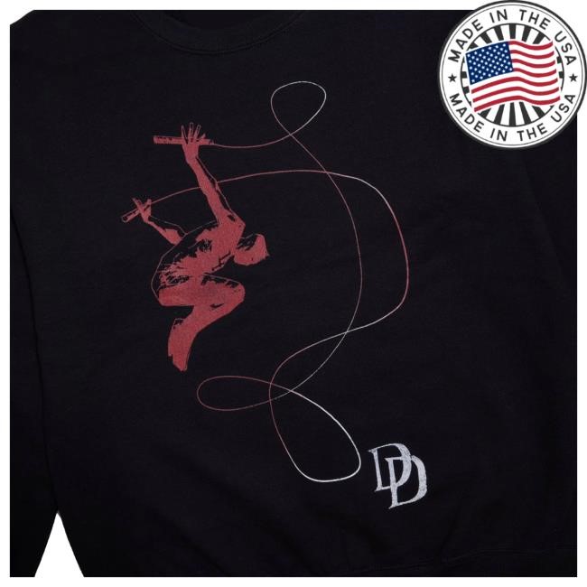 Official Heroes And Villains Marvel Daredevil Billy Club Crewneck Sweatshirt