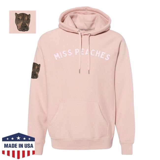 Miss Peaches Merch - The Barstool Sports Store Miss Peaches Puff Print Sweatshirt Hooded