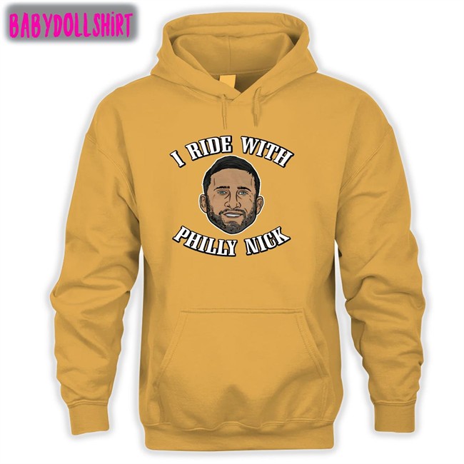 Barstool Sports I Ride With Philly Nick Tee Shirt Barstool Sports I Ride With Philly Nick Long Sleeve Shirt Barstoolsports