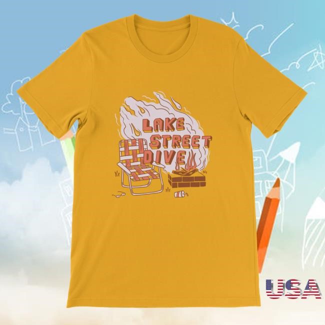 Firepit Logo T Shirt Apparel | Official Lake Street Dive Store
