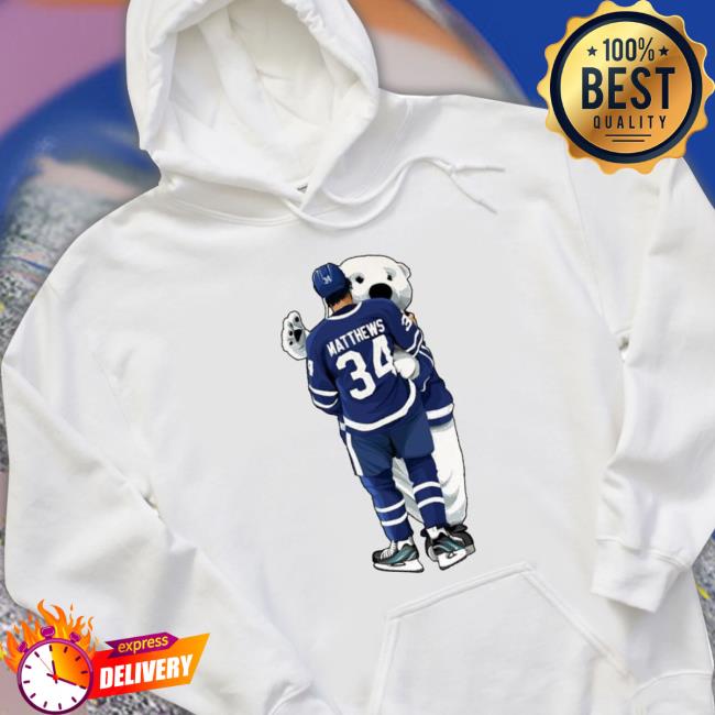 Matthews Hug Carlton The Bear Toronto Maple Leafs Tee