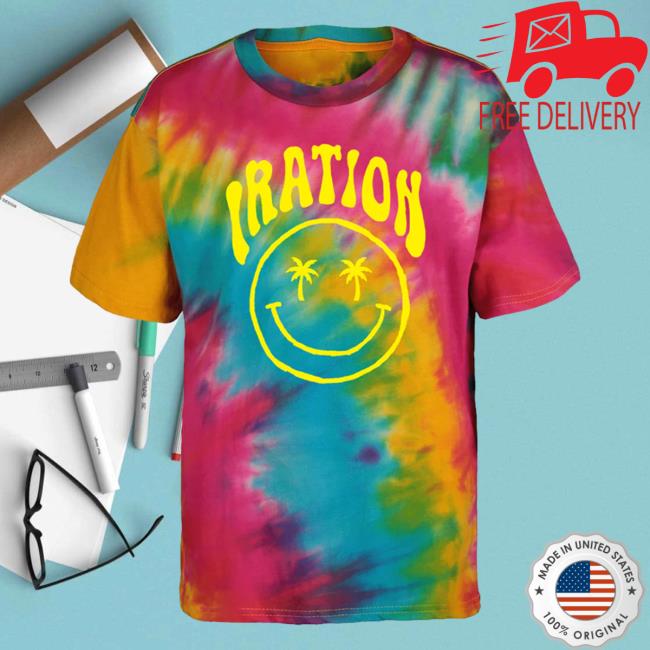 Official Iration Merch Iration Teen Spirit Tie Dye Shirt 2023 Rainbow Iration Music Tie-Dye