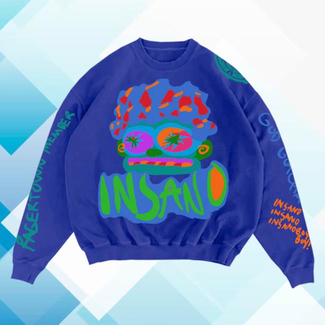 Official Kid Cudi Merch Store The Chosen One Insano Sketch Sweaters II