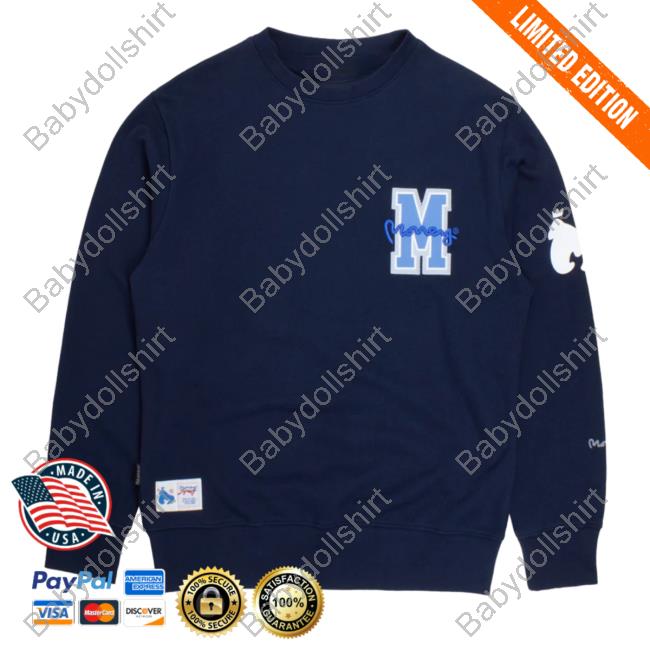 Official Money Clothing Big M Sweatshirt Navy