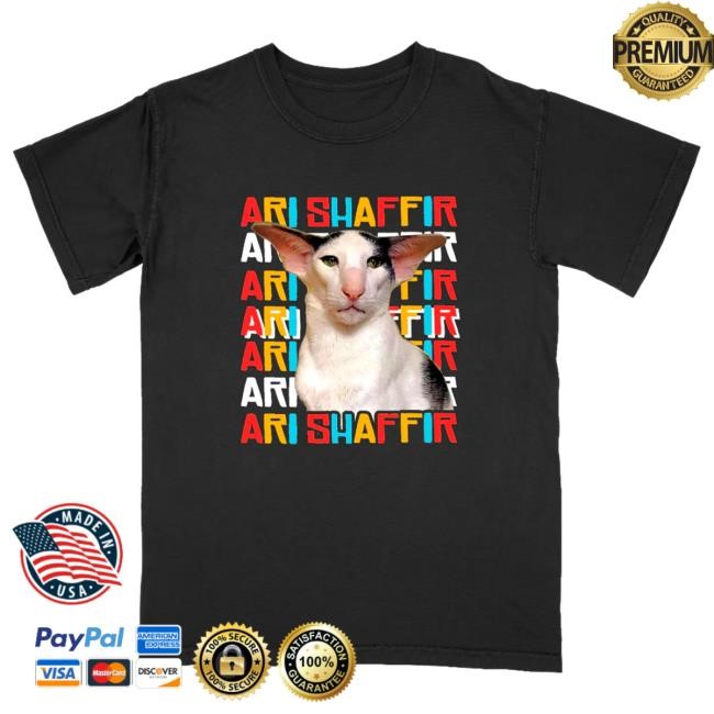 Official Ari Shaffir Ari Tour Cat Black T Shirt