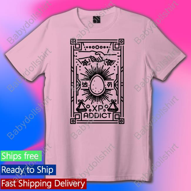 Join Crowdmade Shop Official Xp Addict Black Line Art Shirt BrandonTan91