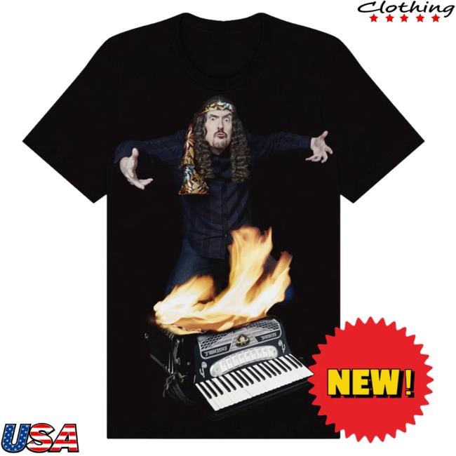 Official Weird Al Yankovic Accordion on Fire Tees "Weird Al" Yankovic