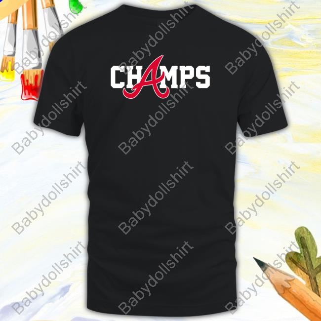 Official Megañ 3X5 Atlanta Braves Champs Shirt