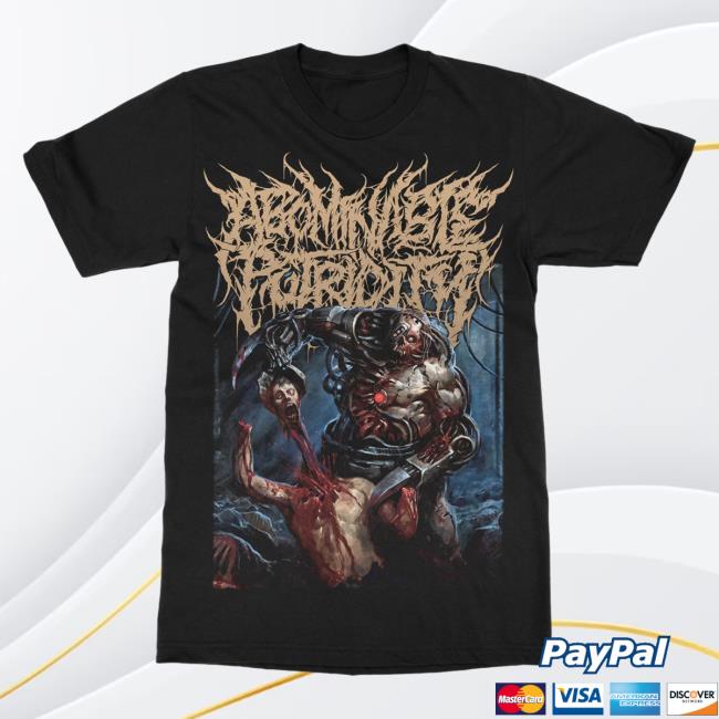 Official Indie Merch Store Shop Abominable Putridity "Cybernetic Dislimbing" Popover Shirt Indiemerchstore