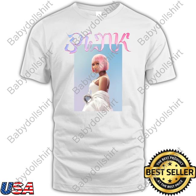 Official Spotify Nicki Minaj Pink Tee Shirt
