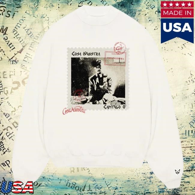Official Rauw Alejandro Merch Store Shop Estampilla Sweatshirt Off White