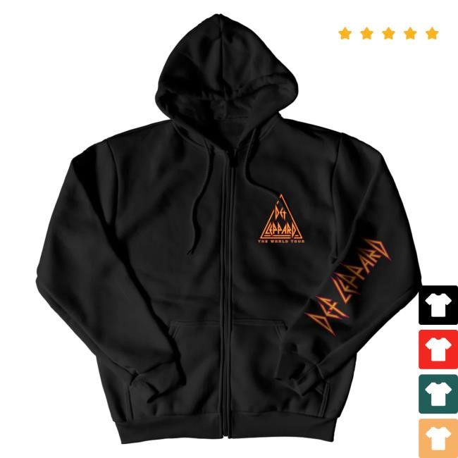 Official Def Leppard Eu World Tour Crew neck