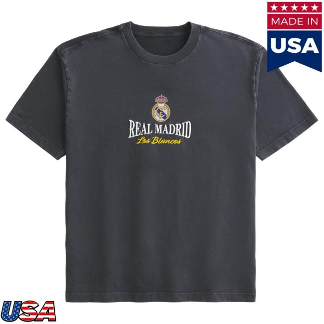 Official Hollister Co Merch Store Real Madrid CF Graphic Hot Shirt Hollisterco