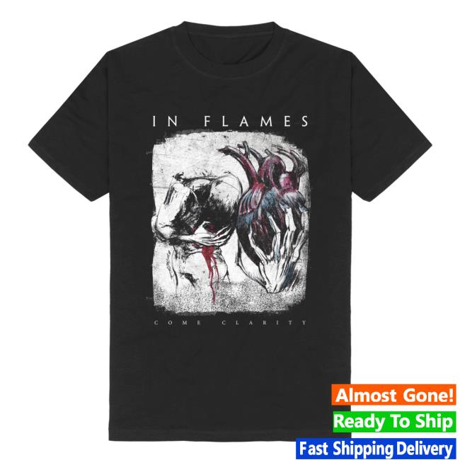 Official In Flames Shop Merch Come Clarity Shirt 2024