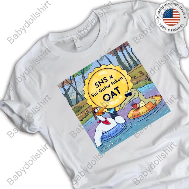 Official Sui Name Service Sns X Sui Gator Token Oat Tee SNSstork