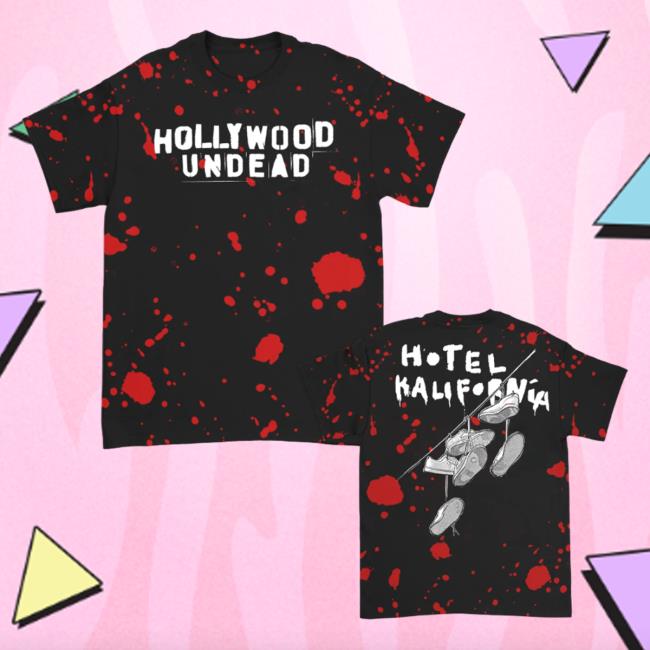 Hollywood Undead Merch Hk Evil Blood Splatter Dye Tees
