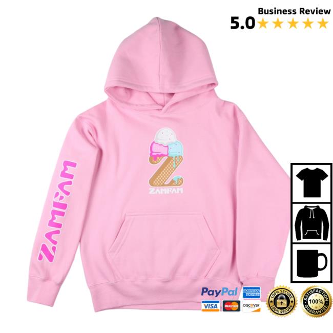 Rebecca Zamolo Merch Ice Cream Zamfam Hoodies
