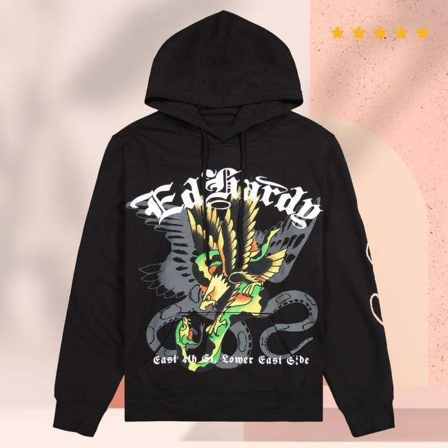 Official Ed Hardy Merch Store Shop Ed Hardy Eagle Snake MensHood EdHardy
