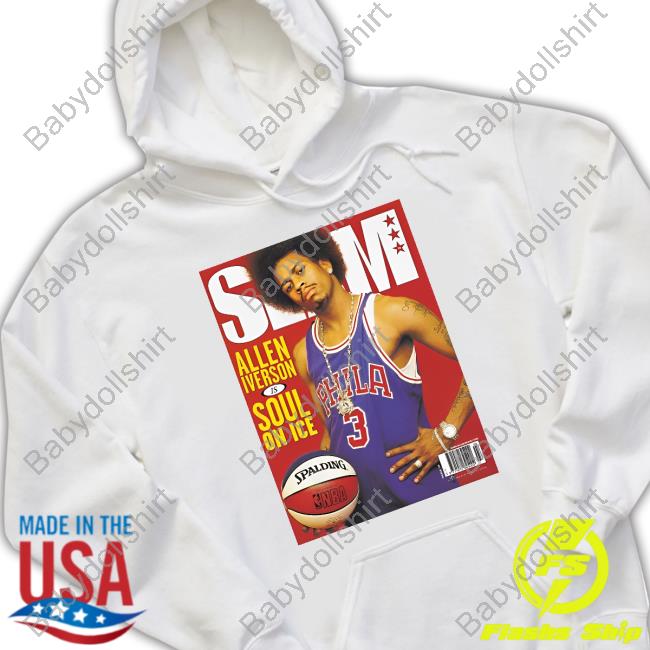 Official Slam Cover Allen Iverson Shirt