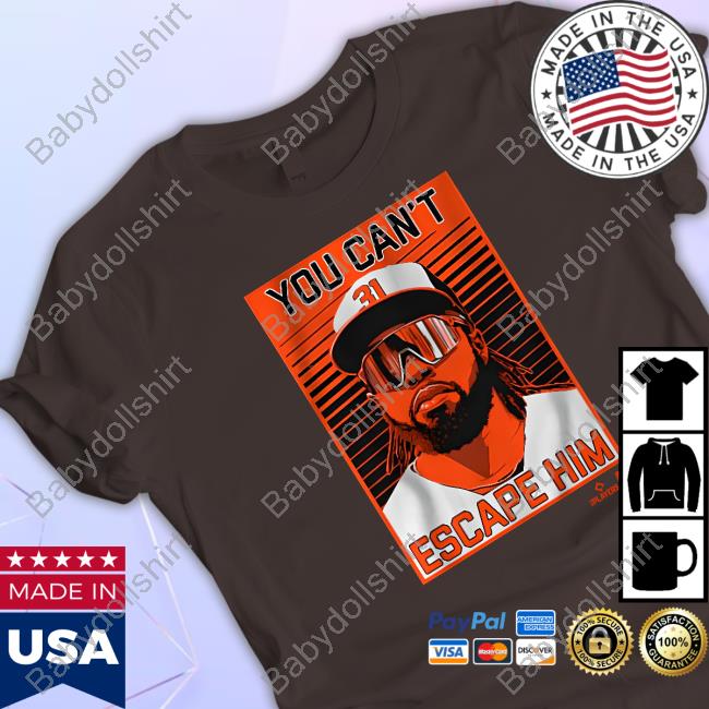 Official Breakingt Merch Cedric Mullins You Can't Escape Him Shirt