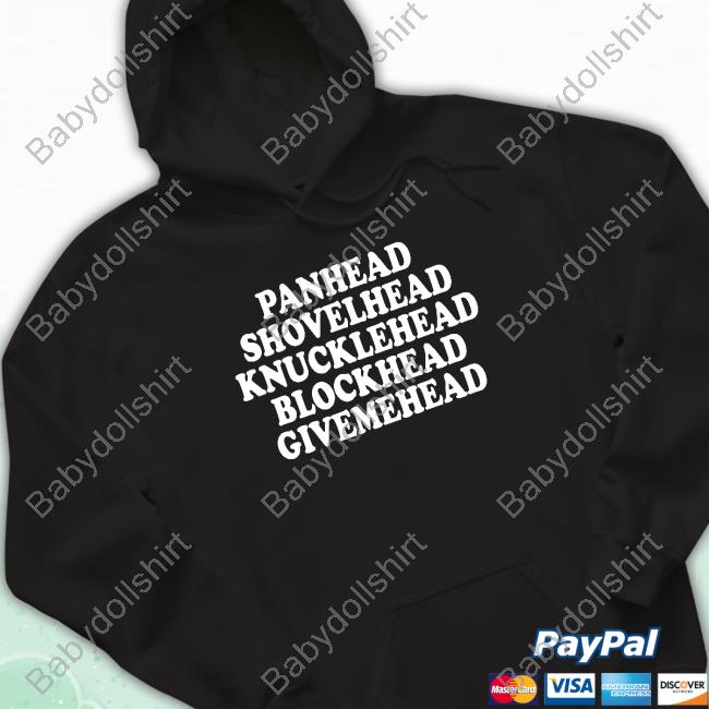 Panhead Shovelhead Knucklehead Blockhead Givemehead Tee