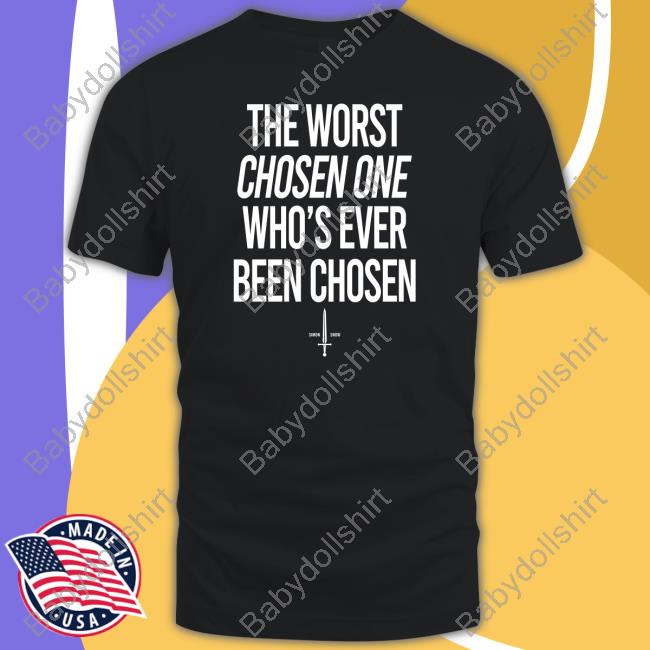 Official Dftba Store The Worst Chosen One Who’S Ever Been Chosen Simon Snow Tee Rainbow Rowell