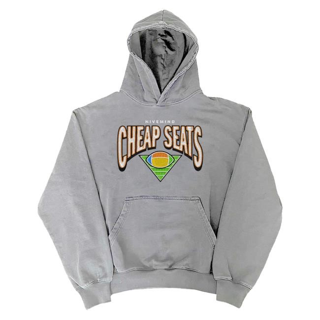 Official Hivemind X Copes Hivemind Embroidered 'Cheap Seats' Heavyweight French Terry Hooded Sweatshirt