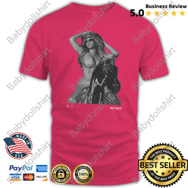 Official Amazon X Beyoncé World Tour Merch Renaissance Pink Tee Shirt