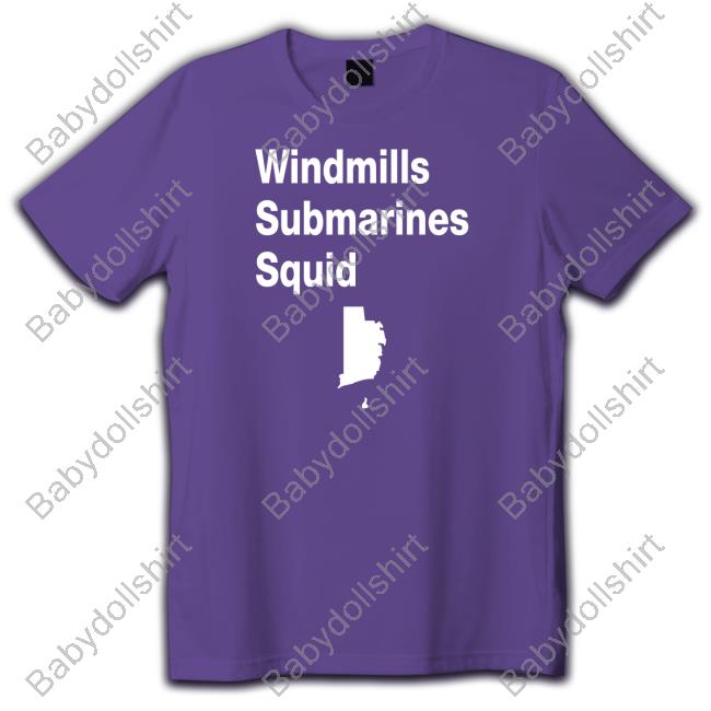 Seth Magaziner Windmills Submarines Squid T-Shirt