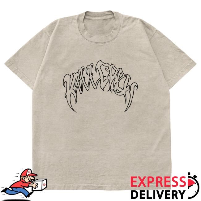 Official Kill Crew Apparel Clothing Oversized "Classic" Attractive Shirt - Cream / Black KillCrew Shop