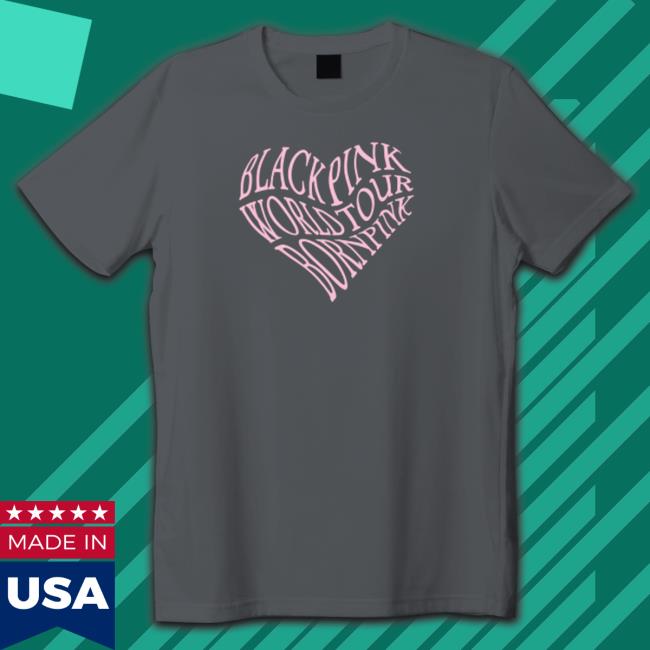Blackpink - Born Pink World Tour Heart Shirt