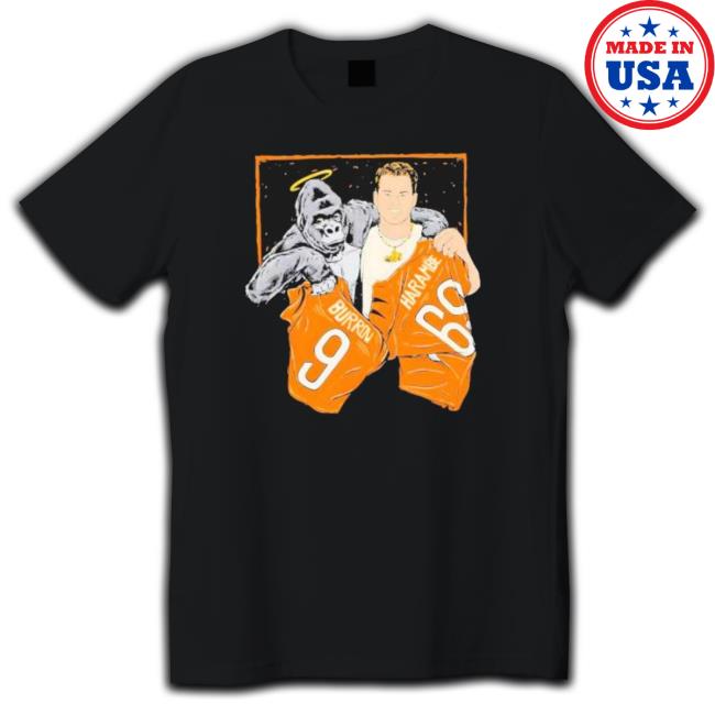 Cincinnati Bengals Joe Burrow & Harambe 2023 Crewneck Sweatshirt