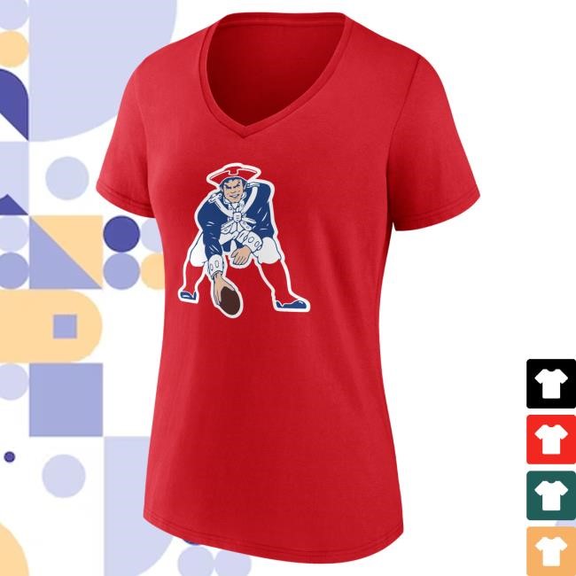New England Patriots NFL Football NFL Drake Maye Nickname V-Neck