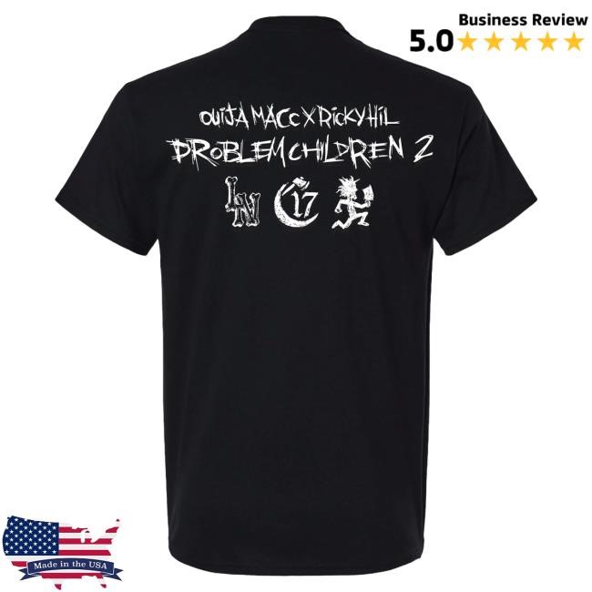 Official Chapter 17 Records Merch Store Shop Ouija Macc Problem Children 2 Ouija Devil Top Shirt - Black Chapter17Records
