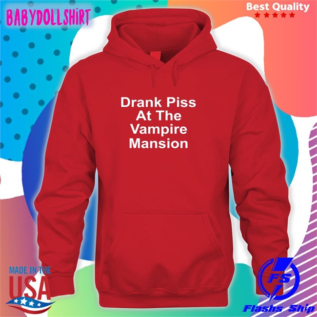 MCR merch store Drank Piss At The Vampire Mansion Tee Demolitionrats