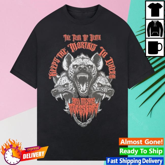 Official Any Means Necessary Clothing Cerberus T Shirt Black Andromeda