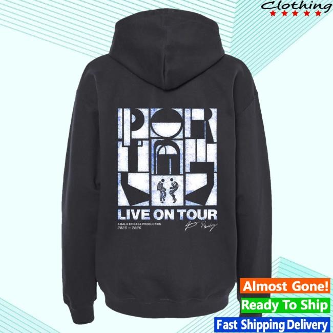 Official Hellomerch Balu Brigada Portal Live On Tour Hoodies Hello Merch